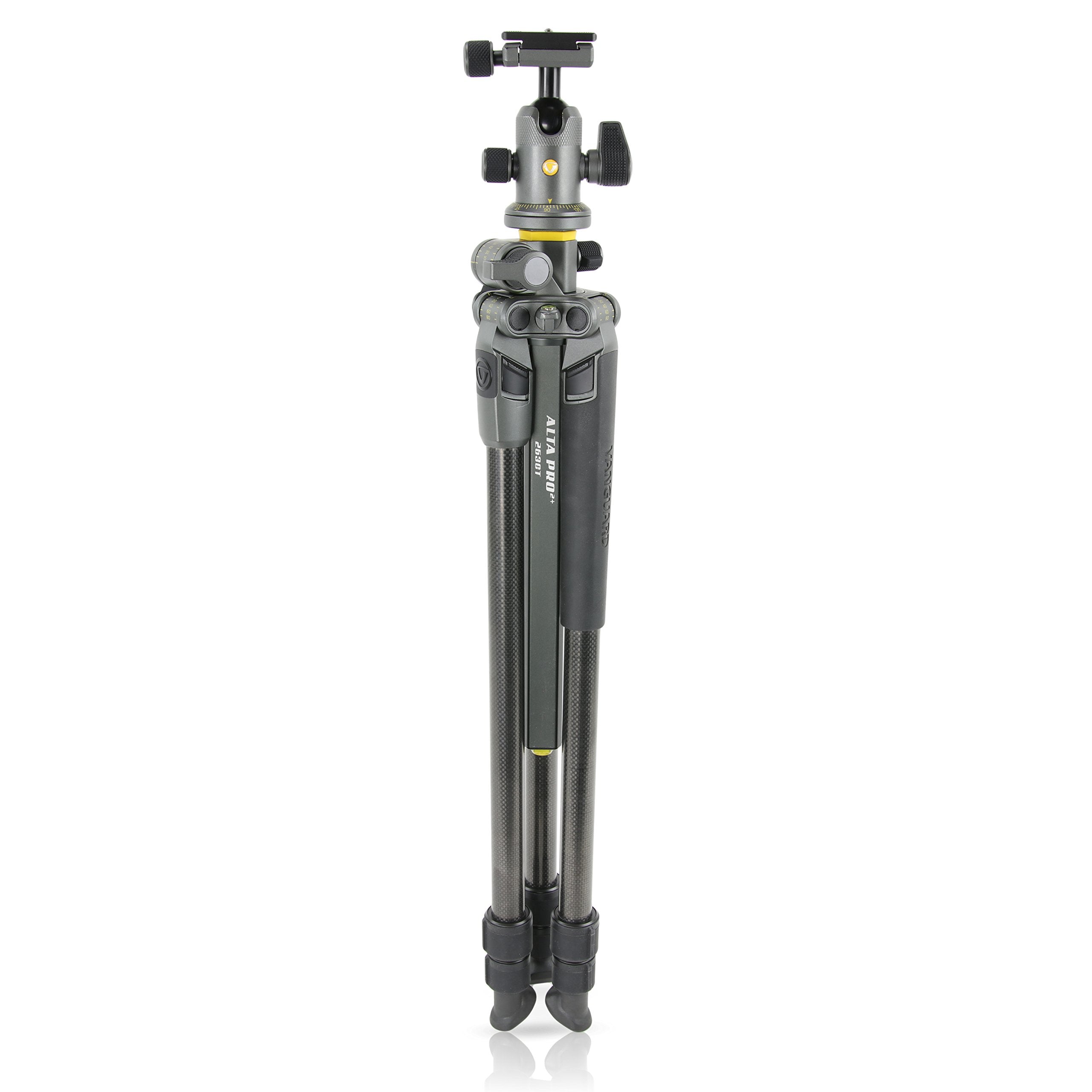 Vanguard Alta Pro 2+ 263Cb 100 Carbon Fiber Tripod With Alta Bh 100 Ball Head And Multi Angle Center Column For Sony, Nikon, Canon Dslr Cameras